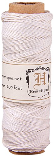 Hemptique #10 Hemp Spool Hanfschnur, Hanf, WeiÃÂÃÂ